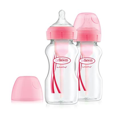 Wide Neck Options 270ml Bottles 2 Pack
