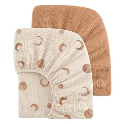 2 Pack Cotton Muslin Crib Sheets Fit Standard Crib & Toddler Bed Mattress | Shop Today. Get it Tomorrow! | takealot.com