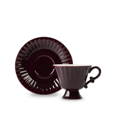 Ancora Cup & Saucer Burgundy Cup & Saucer Sets | T2 Tea AU