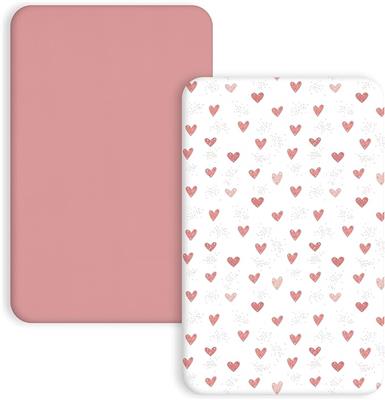 Yoofoss Cozy & Breathable Travel Cot Mattress Sheets - 95 x 65cm Fitted Sheet 2 Pack Green Giraffes : Amazon.co.uk: Baby Products