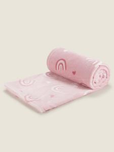 Pink Heart Rainbow Fleece | Home | George at ASDA