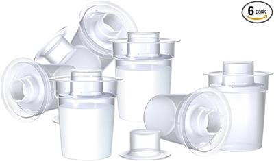 Nuby Baby Milk Powder Dispensers - Easy to Pour |Travel Ready | Compatible with Most Bottles, Including RapidCool (Pack of 6) : Amazon.co.uk: Baby Pro
