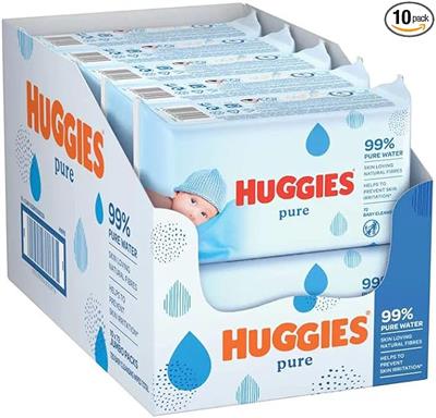 Huggies Baby Wet Pure Extra Care Wipes - 72 x 10 Box : Amazon.co.uk: Baby Products