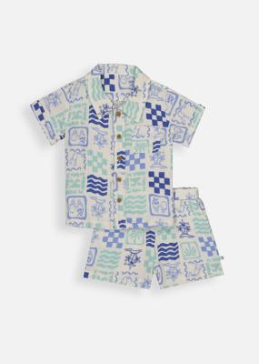 Print Muslin Cotton Shirt & Shorts Set | Woolworths.co.za