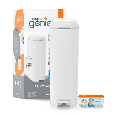 Diaper Genie Platinum Pail - White : Target