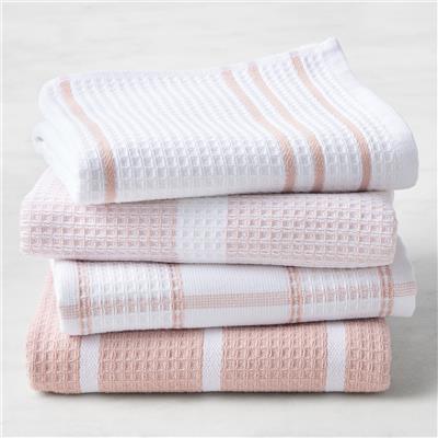 Williams Sonoma Super Absorbent Waffle Weave Towels, Set of 4 | Williams Sonoma