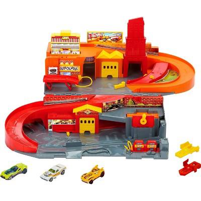Hot Wheels City Sto & Go Refresh Toy Vehicle Playset - 6pk : Target