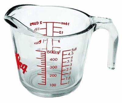Oven Originals Glass Measuring Cup, 500-ml