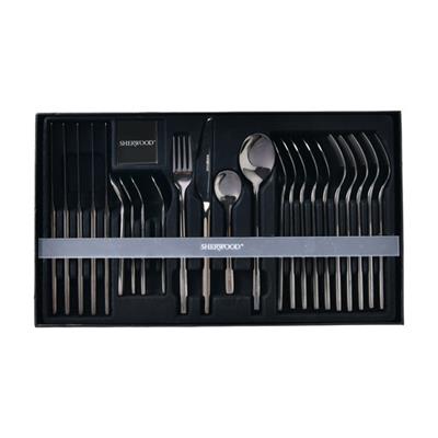 Lifestyle Traders 24 Piece Sherwood Stainless Steel Cutlery Set | Temple & Webster