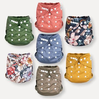Harlow 7 Pack Cloth Diaper Covers with Wet Bag – Noras Nursery