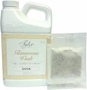 Amazon.com: TYLER CANDLE COMPANY Glam Wash Diva 32 Fl Oz Laundry Detergent/w Dryer Sachet Single Pouch fL : Health & Household
