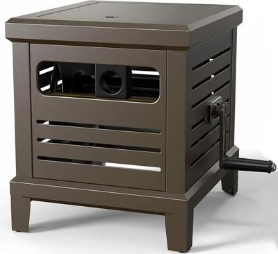 Amazon.com : Relhost Hose Reel, Heavy Duty Metal Deck Box Hideaway Holds 125 ft x 5/8 Hose, Garden Hose Reel with Never-Leak System, Manual Crank Hand