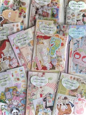 Scrapbook Journal Pack: Korean Stickers, Memo Sheets, Journaling - Etsy