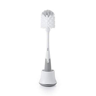 Bottle Brush with Nipple Cleaner and Stand - Grey | Snuggle Bugz | Canadas Baby Store
