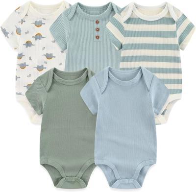 Amazon.com: MAMIMAKA Baby Bodysuit Cotton Baby Boys Clothes Bule One-Piece,6-9 Months: Clothing, Shoes & Jewelry