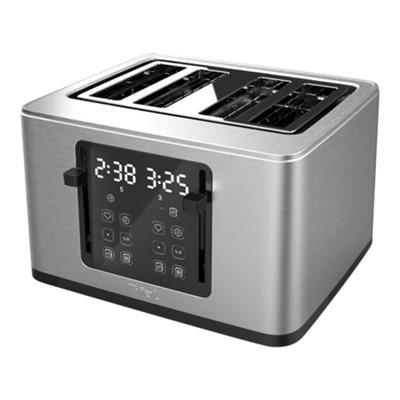 T-fal 4-Slice Stainless Steel Digital Toaster, Extra wide slots, 7 Browning levels