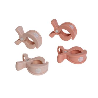 All4Ella Pram Pegs 4pk - Cream/Peach