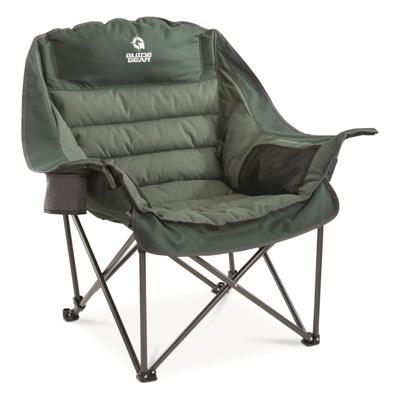 Guide Gear Oversized Camping Chair XL, 400-lb Capacity, Green, Tall Back, Padded Seat - Walmart.com