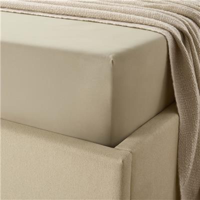 Soft Touch Microfibre Fitted Sheet - Stone – DUSK