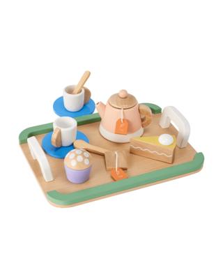 13 Piece Wooden Tea Playset - Kmart