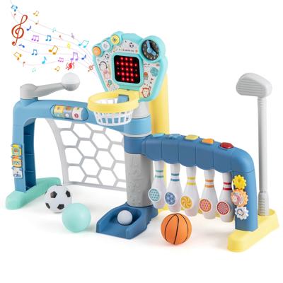 Costway Toddler Sports Toys 5-in-1 Basketball Soccer Bowling Baseball Golf with Lights - Walmart.ca