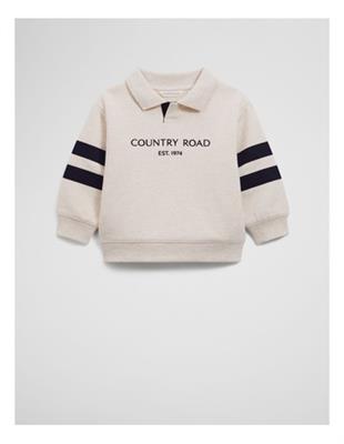 Country Road Cr Collared Sweat in Fern | MYER