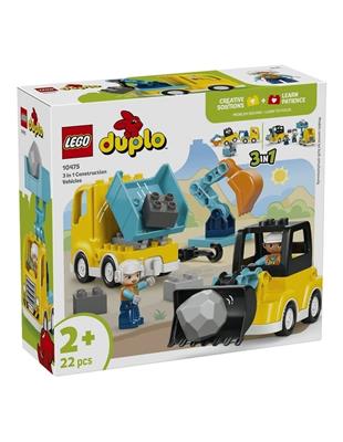 LEGO Duplo Town 3 in 1 Construction Vehicles 10475 | MYER