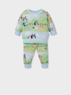 Baby Bluey Plush Long Pj Set Multi - Peter Alexander Online