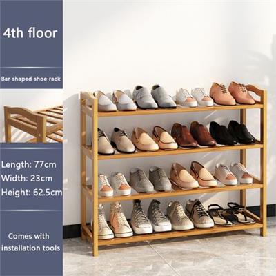 Bamboo Wood Shoe Rack With 4 Tier Shoe Shelf Storage Organizer | Shop Today. Get it Tomorrow! | takealot.com