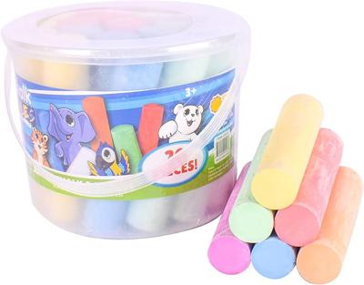 Amazon.com: Sunny Days Entertainment Sidewalk Chalk Set for Kids with Storage, Washable, Jumbo Colored Chalk for Outdoor Play and Chalkboard Art - Age