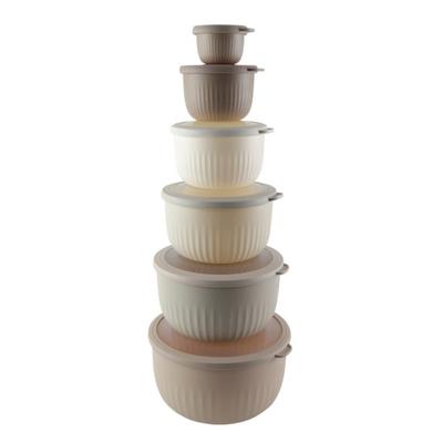COOK WITH COLOR 12 Piece White Mixing Bowls - Strong, Rust-Resistant, Nesting for Storage - Walmart.com