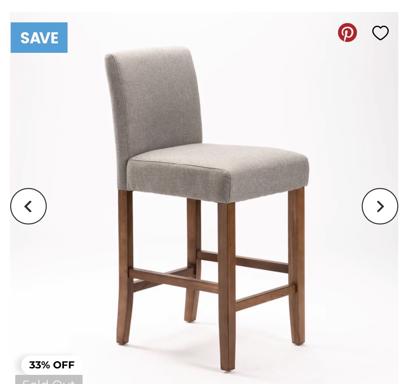 Decofurn | Tom Fabric Kitchen Stool | R799 Save 30%
    
    

     – 
    Decofurn Furniture