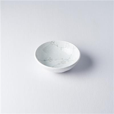 White Blossom Small shallow Bowl 13cm – Made In Japan UK