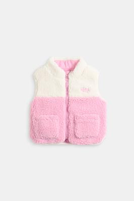 Reversible Logo Vest | Candy Pink | Seed Heritage