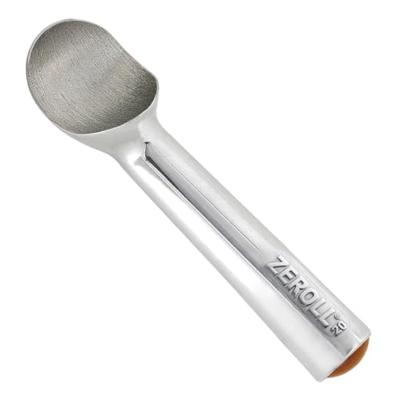 Zeroll 1020 Original Ice Cream Unique Liquid Filled Heat Conductive Handle Simple One Piece Aluminum Design Easy Release 40 Scoops per, 2 Ounces, Silv