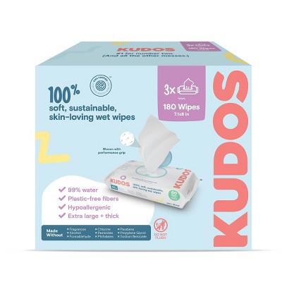 Kudos Wet Wipes - 180ct/3pk : Target