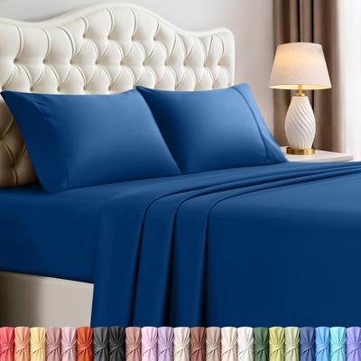 Amazon.com: Utopia Bedding Full Size Sheet Set – 4 Piece Bed Sheets, Soft and Breathable Microfiber, Includes 1 Fitted Sheet, 1 Flat Sheet and 2 Pillo