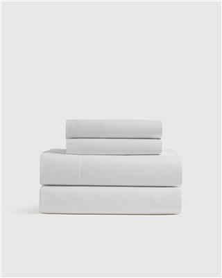Classic Organic Percale Sheet Set in Blue Garden