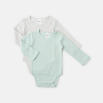 2 Pack Long Sleeve Bodysuits - Kmart