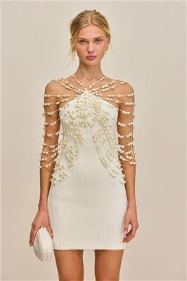 OLIVIANA KNIT DRESS - OFF WHITE – CULT GAIA
