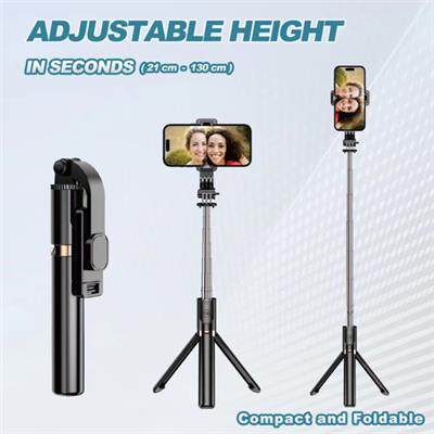 iPhone Tripod 130cm, Selfie Stick Tripod with Wireless Remote - 1.3m | Shop Today. Get it Tomorrow! | takealot.com