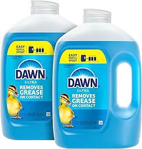 Amazon.com: Dawn Ultra Original Dish Soap Refill Jug Large Size Original Blue Liquid Dishwashing Detergent, Powerful Dawn Dish Soap for Grease, 51.5oz