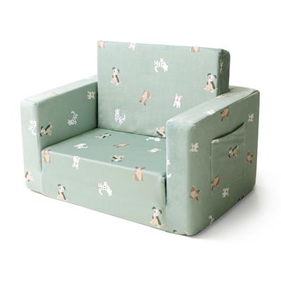 Bilbi Fold-Out Sofa Velour Dogs | Baby Bunting AU