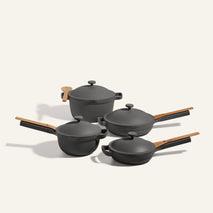 8-Piece Non-Toxic Nonstick Pan Set With Storage–Our Place