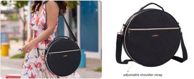 Amazon.com: MYBAGZING | Round Embroidery Bag(Empty) - Embroidery Storage Bag -Cross Stitch Supplies Organizer with Multiple Pockets for Embroidery Kit