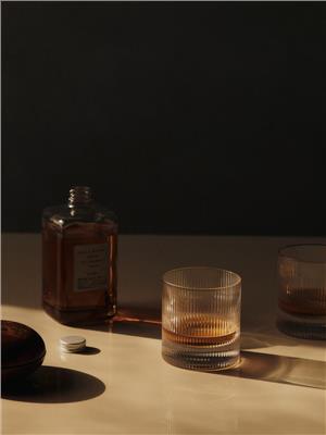 Ripple Tumbler Glasses – Set of 2 – Clear | Ferm Living