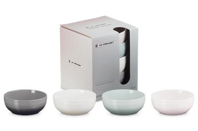 Stoneware Coupe Set of 4 Cereal Bowls