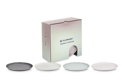 Stoneware Coupe Set of 4 Plates