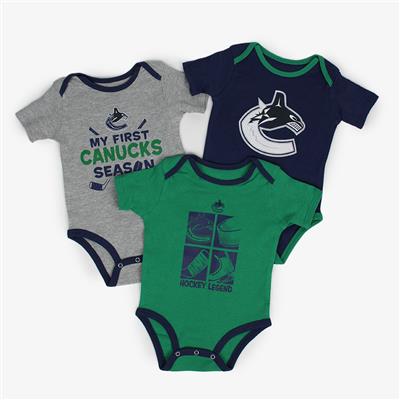 Vancouver Canucks Outerstuff Infant 3 Piece Onesie Set – Vanbase