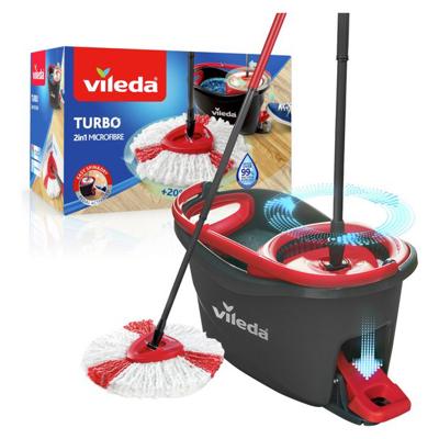 Buy Vileda Easy Wring and Clean Turbo Spin Mop and Bucket Set | Mops | Argos